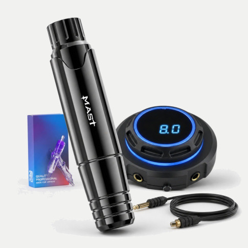 Набор для татуировки DragonHawk Mast P10 с блоком Halo, ход 3,5 мм