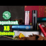 Беспроводная роторная тату-машинка DragonHawk X8, синяя