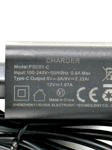 Зарядное устройство DragonHawk PSD01-C, USB-C, 20 Вт