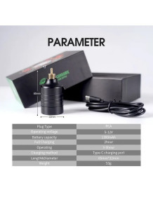 Беспроводной блок питания DragonHawk Mast P185, RCA, 1300 мА·ч