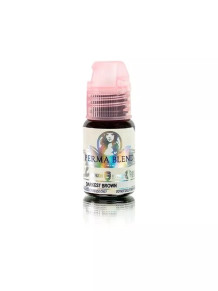 Пигмент Perma Blend Darkest Brown для бровей, 15 мл