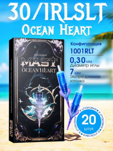 Картриджи DragonHawk Mast Ocean Heart 1RL 0,30 мм, заточка 7 мм — 20 шт.