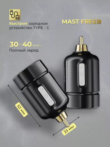 Беспроводной блок питания DragonHawk Mast Freeb, RCA, 1500 мА·ч