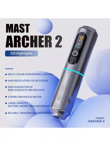 Беспроводная тату-машинка DragonHawk Mast Archer 2, ход 3,5 мм