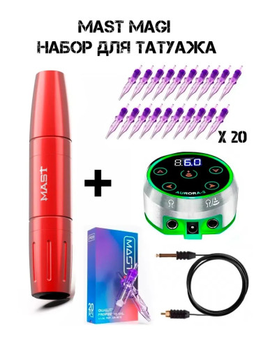 Машинка для перманентного макияжа DragonHawk Mast Magi Pen, RCA, ход 2–3 мм