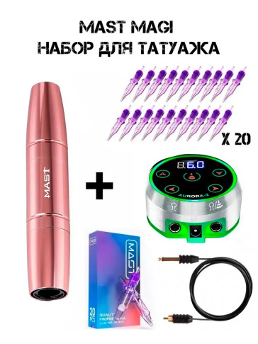 Машинка для перманентного макияжа DragonHawk Mast Magi Pen, RCA, ход 2–3 мм