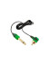 Кабель RCA/Jack, 2 м, зеленый