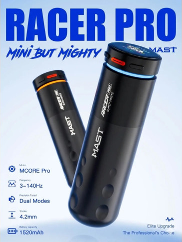 Тату-машинка DragonHawk Mast Racer Pro, ход 4,2 мм