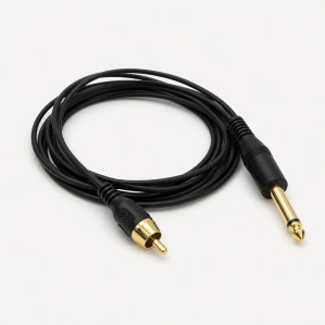 Клип-корд RCA/Jack, силиконовый, 2 м