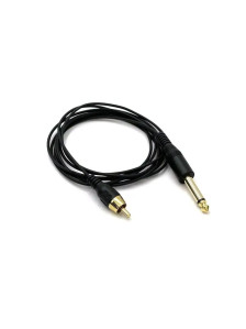 Клип-корд RCA/Jack, силиконовый, 2 м