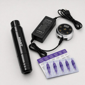 Набор для татуировки DragonHawk Mast P10 с блоком питания, RCA, ход 3,5 мм