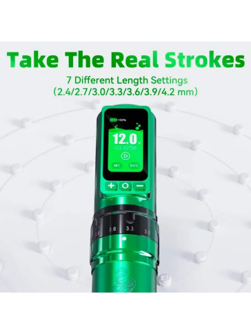 Тату-машинка DragonHawk Mast Fold Pro Year of Snake, ход 2,4–4,2 мм