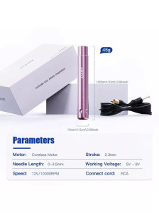 Машинка для перманентного макияжа DragonHawk Mast Tour Air, RCA, ход 2,3 мм