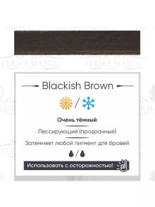 Пигмент Perma Blend Blackish Brown для бровей и век, 15 мл